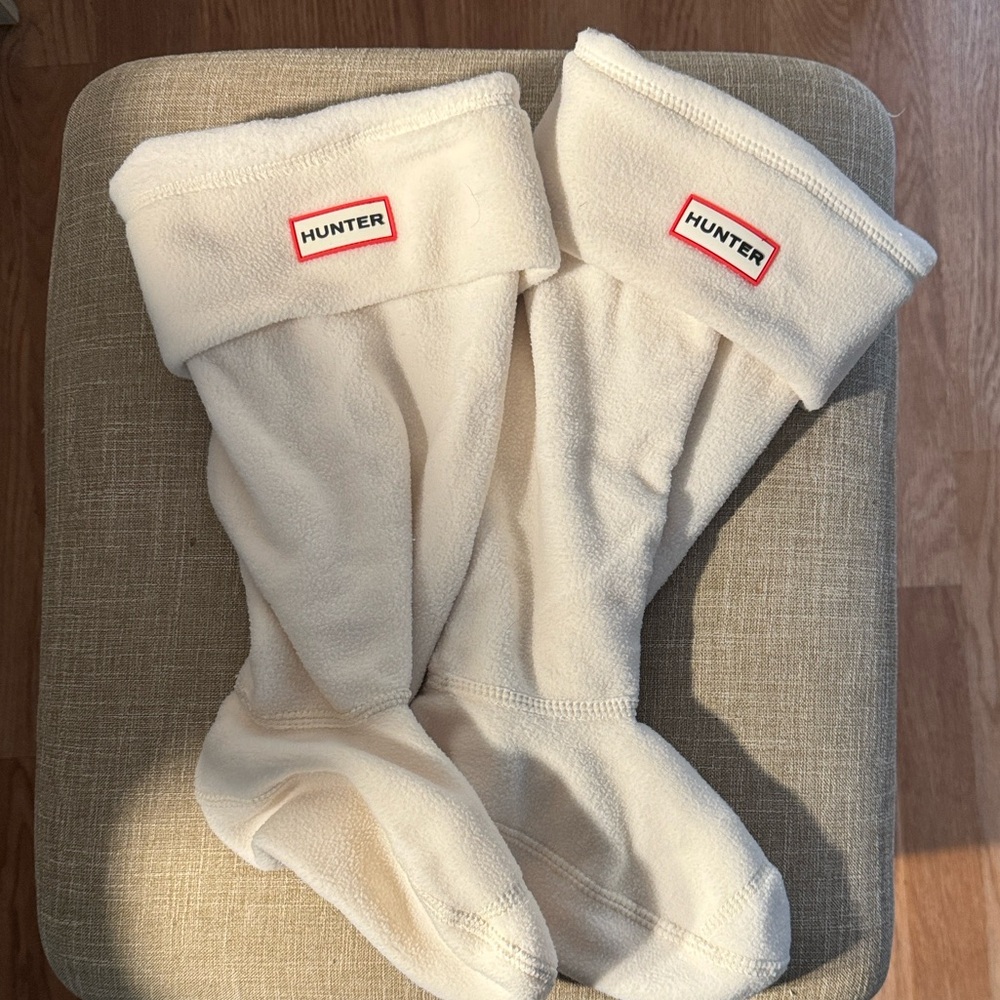 Hunter Off-White Boot Socks